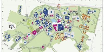 Dablin srednjoj školi kampusu mapu