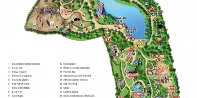 Mapa Dablin zoo